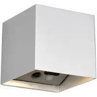 TRIO Applique murale rechargeable Genie gris argenté avec capteur