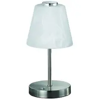 TRIO Lampe Emmy gris métallisé