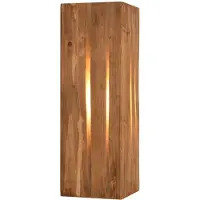 TRIO Luminaires Applique murale KARUNI BHT 30x11x14 cm marron Lampe murale