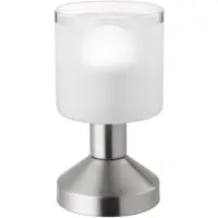 RL Lampe de table GRAL argent-blanc 1xE14x40W en métal, dimensions : 17x9x9 cm, IP20, RL