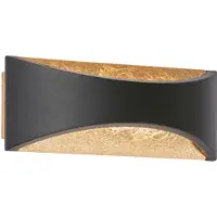 FISCHER&HONSEL GMBH Applique Rio noir avec de l'or