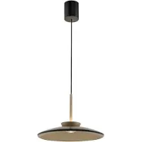 Paul Neuhaus Lampe suspendue 1 lumière Pure E-Moon bronze
