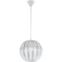 TRIO Lampe à suspension Pumpkin 30 cm blanc