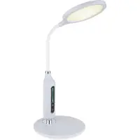 Globo Lampe de table plastique gris mat, LED
