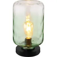 Globo Lighting Lampe de table design Darina verre vert
