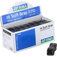 Yonex Hi Soft Grap Tennis Overgrip 24 Units Noir