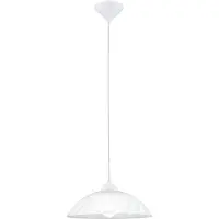 Eglo Lampe à suspension Vetro ondulé blanc