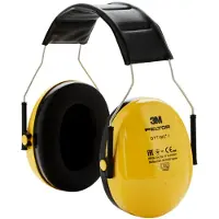 Peltor 87-98 Db Snr 27 Db Headset Hearing Protectors Jaune