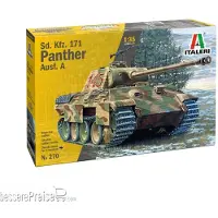Italeri - Maquette Char Sd.Kfz. 171 Panther Ausf. A 270 1/35ème Maquette Char Promo - Ref : 13511-