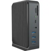 Icy Box IB-DK2261AC Sans fil USB 3.2 Gen 1 (3.1 Gen 1) Type-C Anthracite