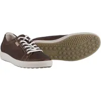 Ecco Baskets Femme en nubuck doux VII Bronze Antique