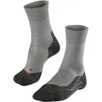 Falke RU4 Endurance Wool, chaussettes de running, homme , gris clair