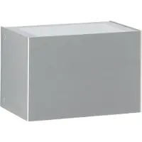 Albert Haut et bas plus léger Squad Square M 15 cm en acier inoxydable