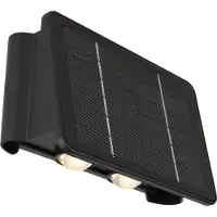 Globo Lampe murale solaire Lutron Noir