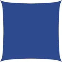vidaXL Voile d'ombrage 160 g/m² carré bleu 5x5 m PEHD