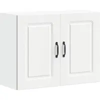 vidaXL Armoire murale de cuisine Kalmar blanc bois d'ingénierie