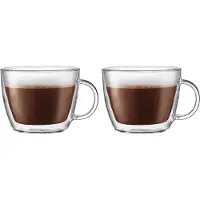 Bodum BISTRO - Lot de 2 tasses à café latte à double paroi - 450 ml