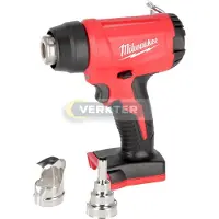 Milwaukee Pistolet à air chaud sans fil, 18 volts, M18 BHG-0