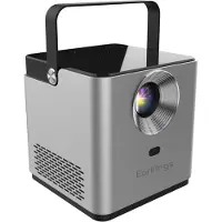 EarKings Beamer Projector 4K Support - Mini projecteur Beamer avec applications Android - Beamer portable - Gris