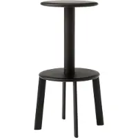 &tradition Massif AV39 / AV40 Tabouret de Bar 75 cm (AV40) | Dark Stained Oak and Warm Black