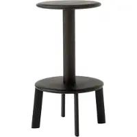&tradition Massif AV39 / AV40 Tabouret de Bar 65 cm (AV39) | Dark Stained Oak and Warm Black