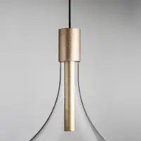 Davide Groppi Cathode Suspension Brushed brass | 2700 K | DALI