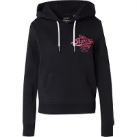 Superdry Sweat-shirt rose foncé / noir