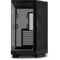 NZXT Boîtier PC H6 FLOW moyen tour noir RGB avec panneau latéral verre trempé
