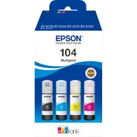 Epson 104 Bouteilles d'Encre Pack Combiné Couleur