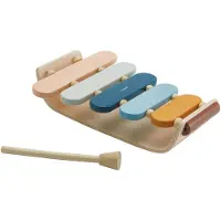 PlanToys Encastrement en bois Xylophone couleurs tendresse