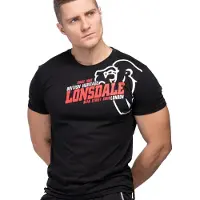 Lonsdale T-Shirt 'Walkley' rouge / noir / blanc