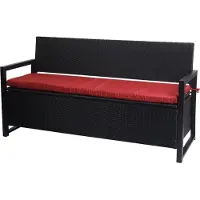 Mendler Poly-Rattan Banc 3 places -F39