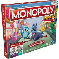 Hasbro Monopoly Junior 2in1 Jeu de société de simulation économique