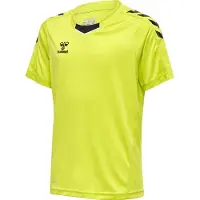 Hummel T-Shirt fonctionnel jaune fluo / noir / blanc