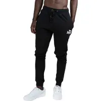 Lonsdale Pantalon 'Pilsdon' noir / blanc