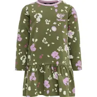 Hummel Robe 'Alisa' olive / rose / rose clair / blanc