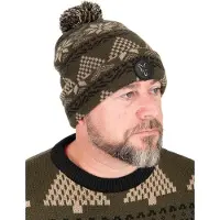 Fox International Festive Bobble Beanie Vert Homme,Femme