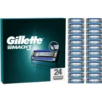 Gillette Mach3 lames de rechange 24 pcs