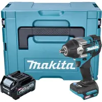 Makita TW 007 GD101 Clé à choc sans fil 40 V max. 760 Nm 1/2'' Brushless + 1x batterie 2,5 Ah + Makpac - sans chargeur