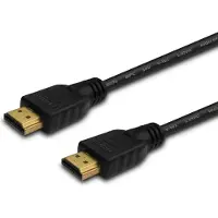 Savio HDMI – HDMI (10 m), Câble vidéo, Noir