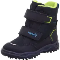Superfit Bottes de neige 'Husky' bleu marine / azur / pomme