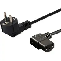 Savio CL-116 Câble d'alimentation IEC C13 (1.80 m), Câble d'alimentation, Noir