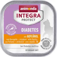 Animonda Integra Protect Diabetes Aliments humides avec de la volaille pour les chats diabétiques 16x100 g