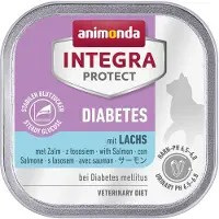 Animonda Nourriture Humide - Animonda Integra Protect - Diabète - Saumon - Régime Spécial - 16 X 100g
