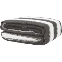 vidaXL Tapis de tente anthracite et blanc 400x400 cm PEHD