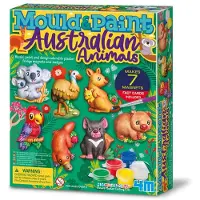 4M kit de bricolage Mouler et peindre des animaux australiens Jouets