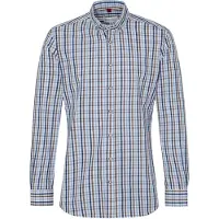 Spieth & Wensky Chemise folklorique 'TG-Falkmar' bleu / marron / blanc