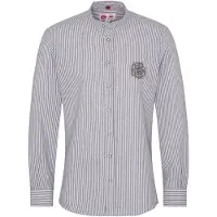 Spieth & Wensky Chemise folklorique gris / blanc