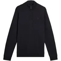 Lyle & Scott Ml2258ton Superfine Half Zip Sweatshirt Noir XL Homme