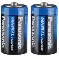 Panasonic Zink-Kohle-Batterien (Rote Ware) D 1,5V